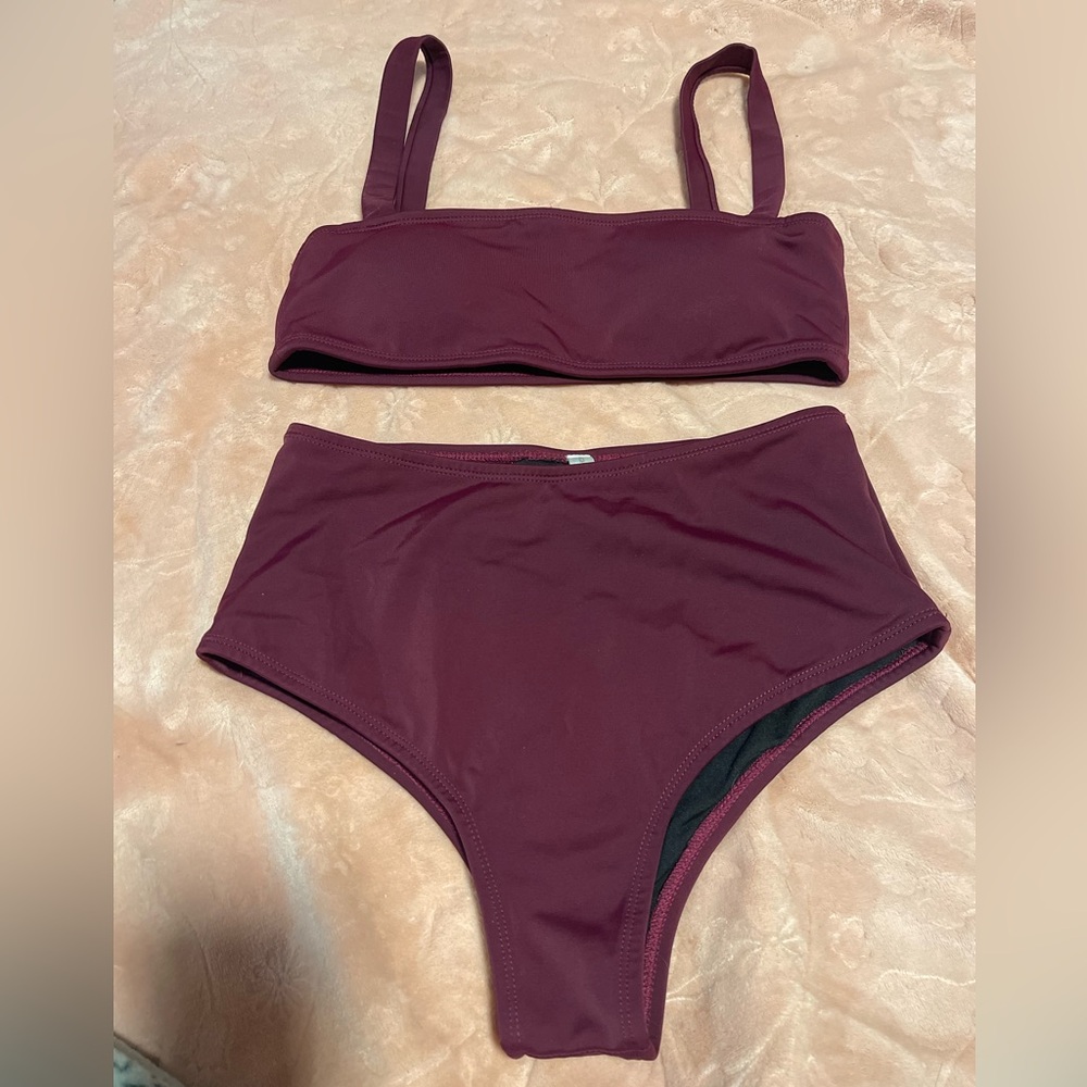 2 for 15$ ❤️ Burgundy Bikini Set Size S
